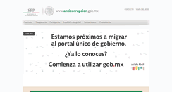 Desktop Screenshot of programaanticorrupcion.gob.mx